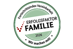 Auszeichnung Erfolgsfaktor Familie - Fortschrittsindex Vereinbarkeit 2026