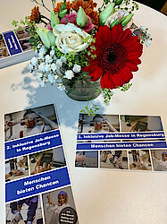 Infomaterial zur zweiten inklusiven Jobmesse Regensburg 2024