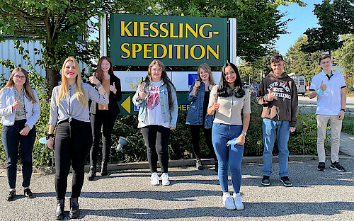 Erfolgreicher Ausbildungsstart für 8 neue Azubis in 2021 bei der Kiessling-Spedition