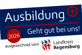 Auszeichnung Ausbildung geht gut bei uns 2026 vom Landkreis Regensburg