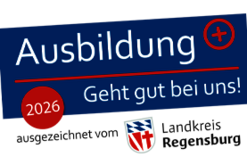 Auszeichnung Ausbildung geht gut bei uns 2026 vom Landkreis Regensburg