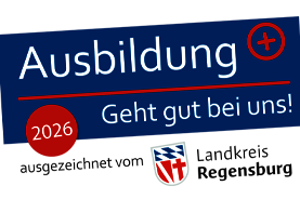 Auszeichnung Ausbildung geht gut bei uns 2026 vom Landkreis Regensburg